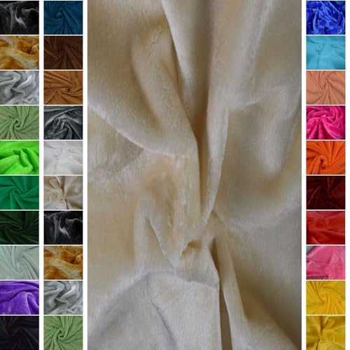 Stoffbook WOLLWEIß ELASTISCHES Kaninchen-Fellimitat KUNSTFELL Stoff Stoffe, D177 Stoffbook WOLLWEIß ELASTISCHES Kaninchen-Fellimitat KUNSTFELL Stoff Stoffe, D177 von StoffBook