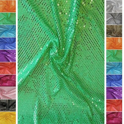 StoffBook GRÜN PAILLENTTENSTOFF KLEINE TUPFEN PAILLETTEN STOFF STOFFE, B418 StoffBook GRÜN PAILLENTTENSTOFF KLEINE TUPFEN PAILLETTEN STOFF STOFFE, B418 von Stoffbook