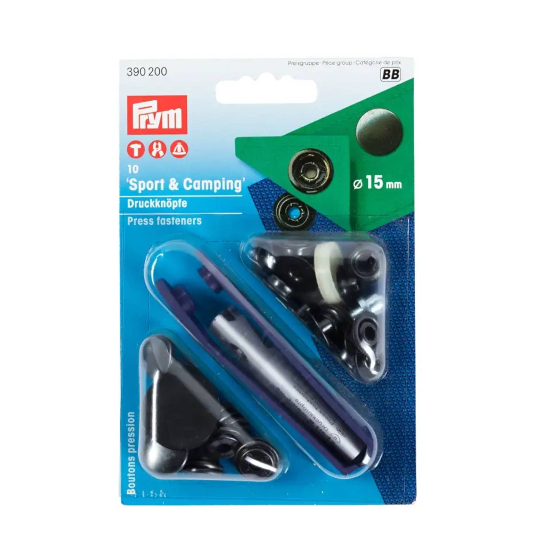10 Druckknöpfe Sport & Camping, 15 mm, brüniert 10 Druckknöpfe Sport & Camping, 15 mm, brüniert von Stoffe Hemmers