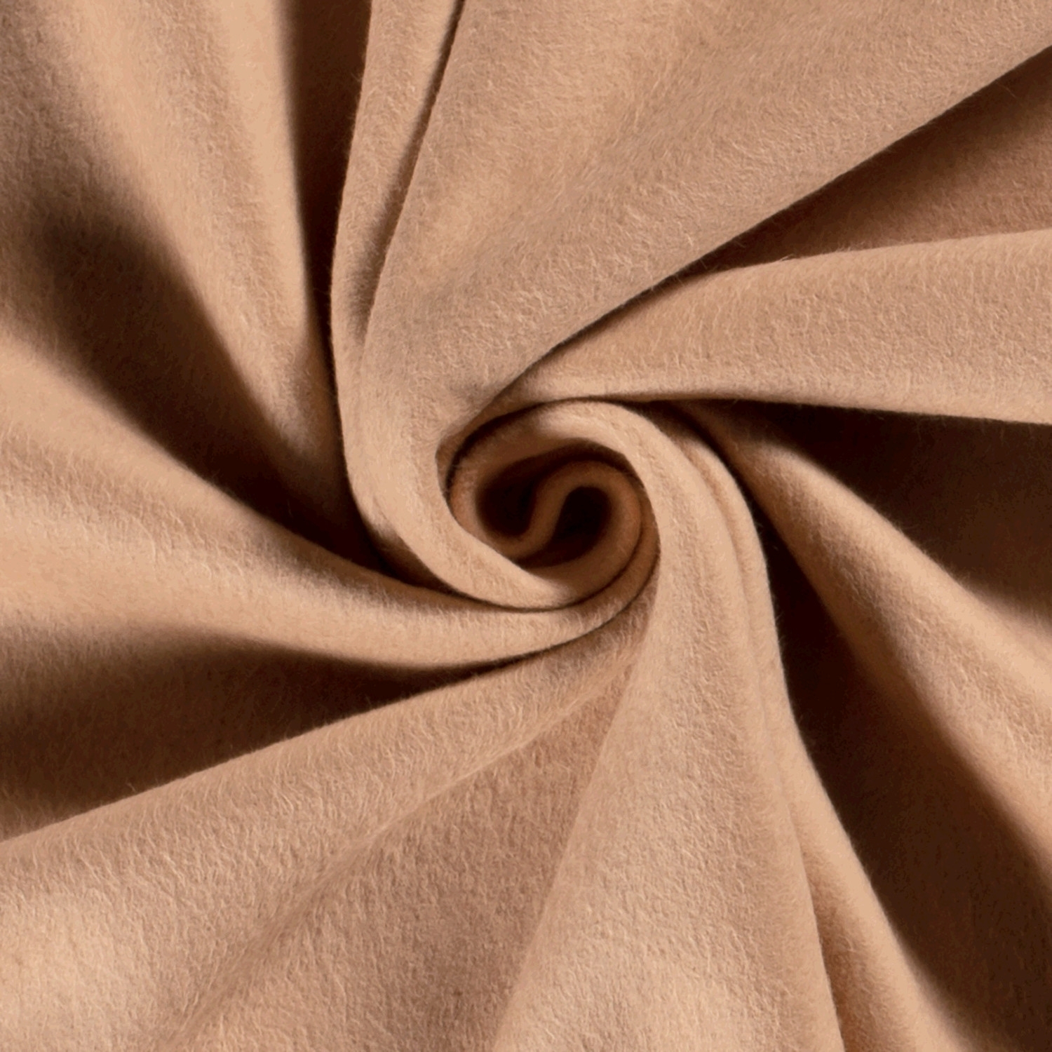 100% Baumwollfleece, haut von Stoffe Hemmers