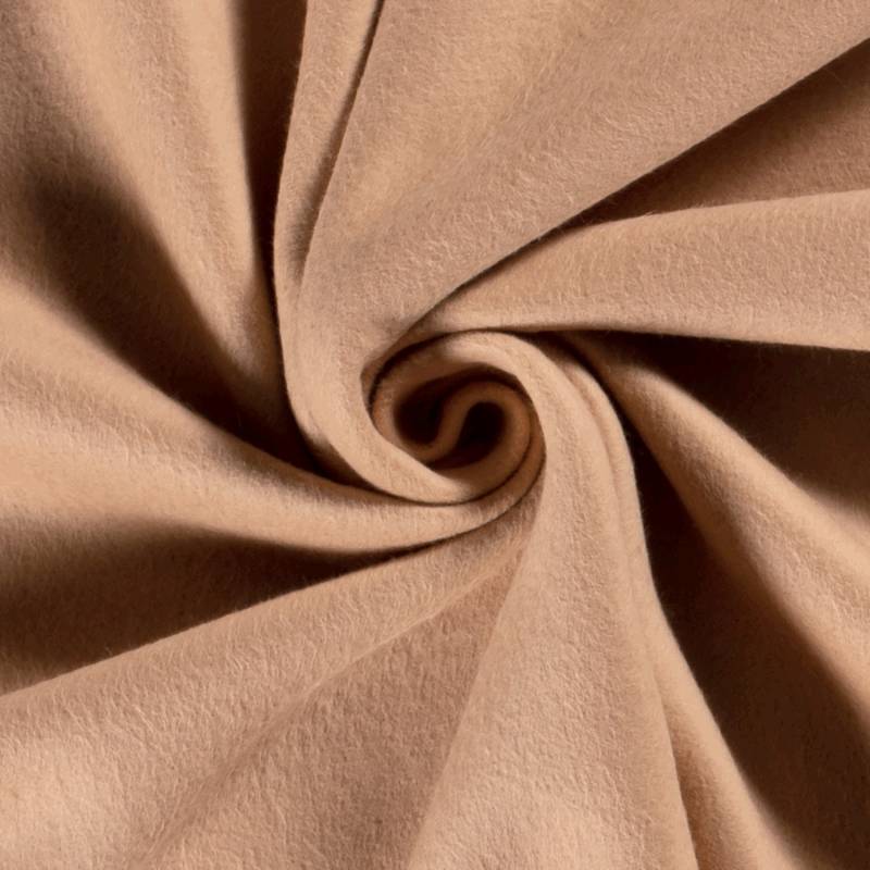 100% Baumwollfleece, haut von Stoffe Hemmers