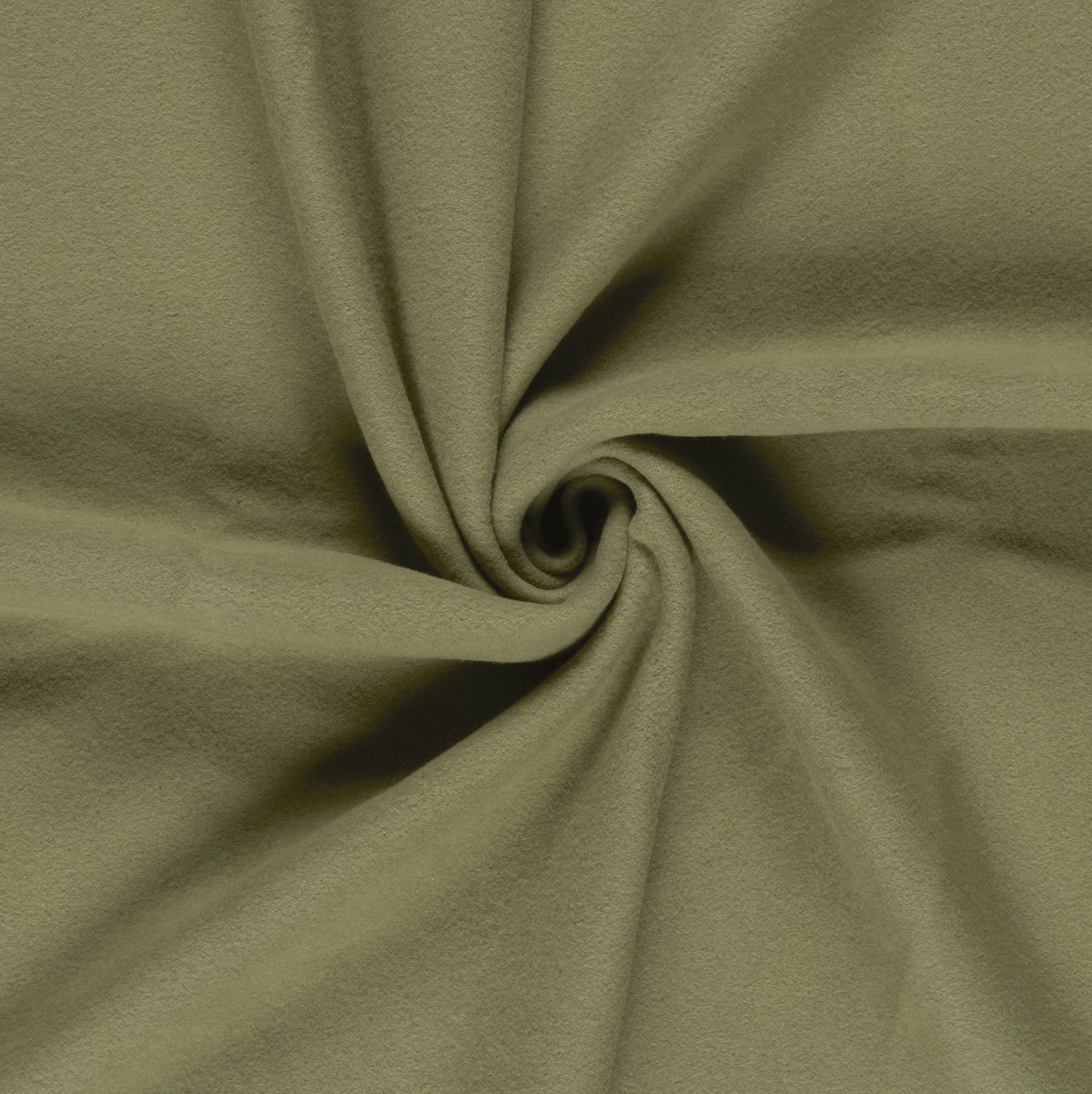 100% Baumwollfleece, helloliv von Stoffe Hemmers