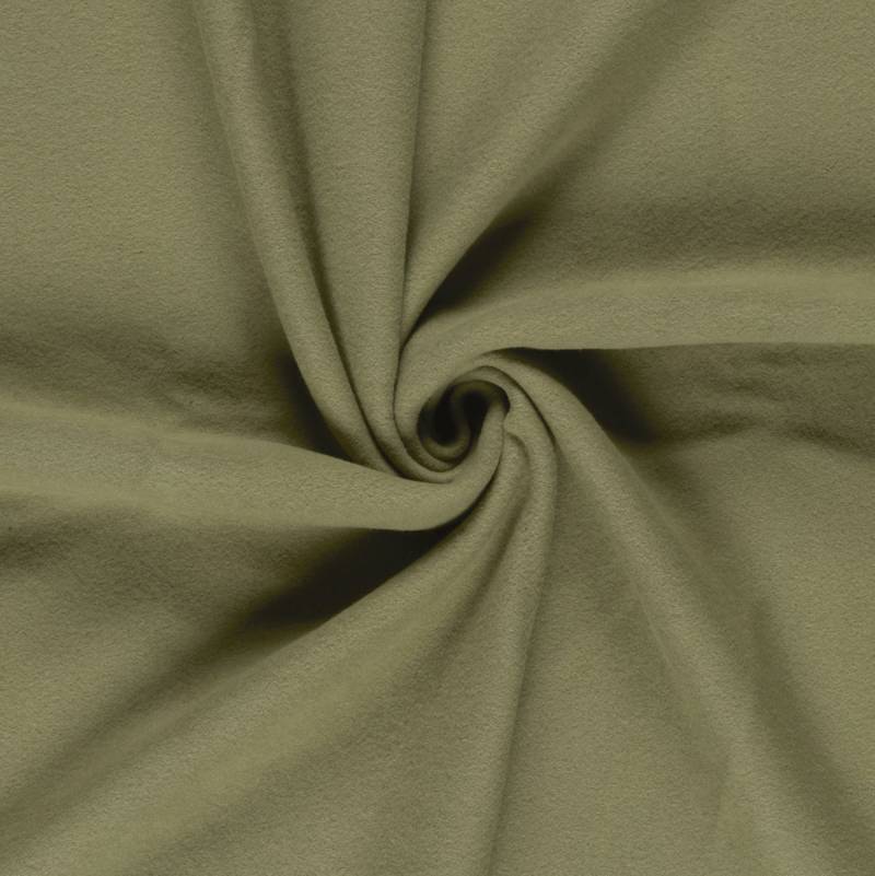 100% Baumwollfleece, helloliv von Stoffe Hemmers