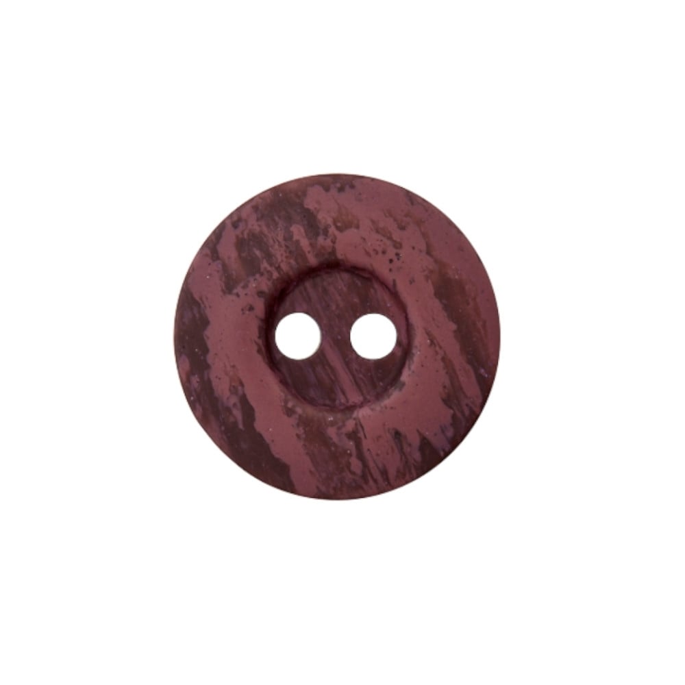2-Loch Knopf melange 23 mm, brombeere (0062) 2-Loch Knopf melange 23 mm, brombeere (0062) von Stoffe Hemmers