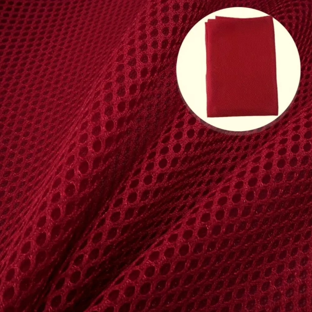 3D Mesh 150 x 50 cm, rot 3D Mesh 150 x 50 cm, rot von Stoffe Hemmers