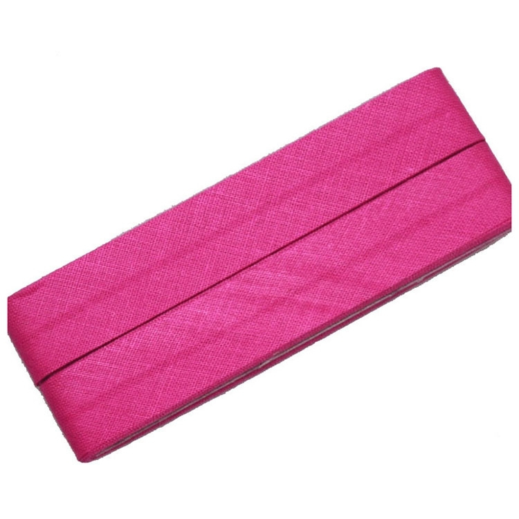 5 m Baumwollschrägband pink (786) von Stoffe Hemmers