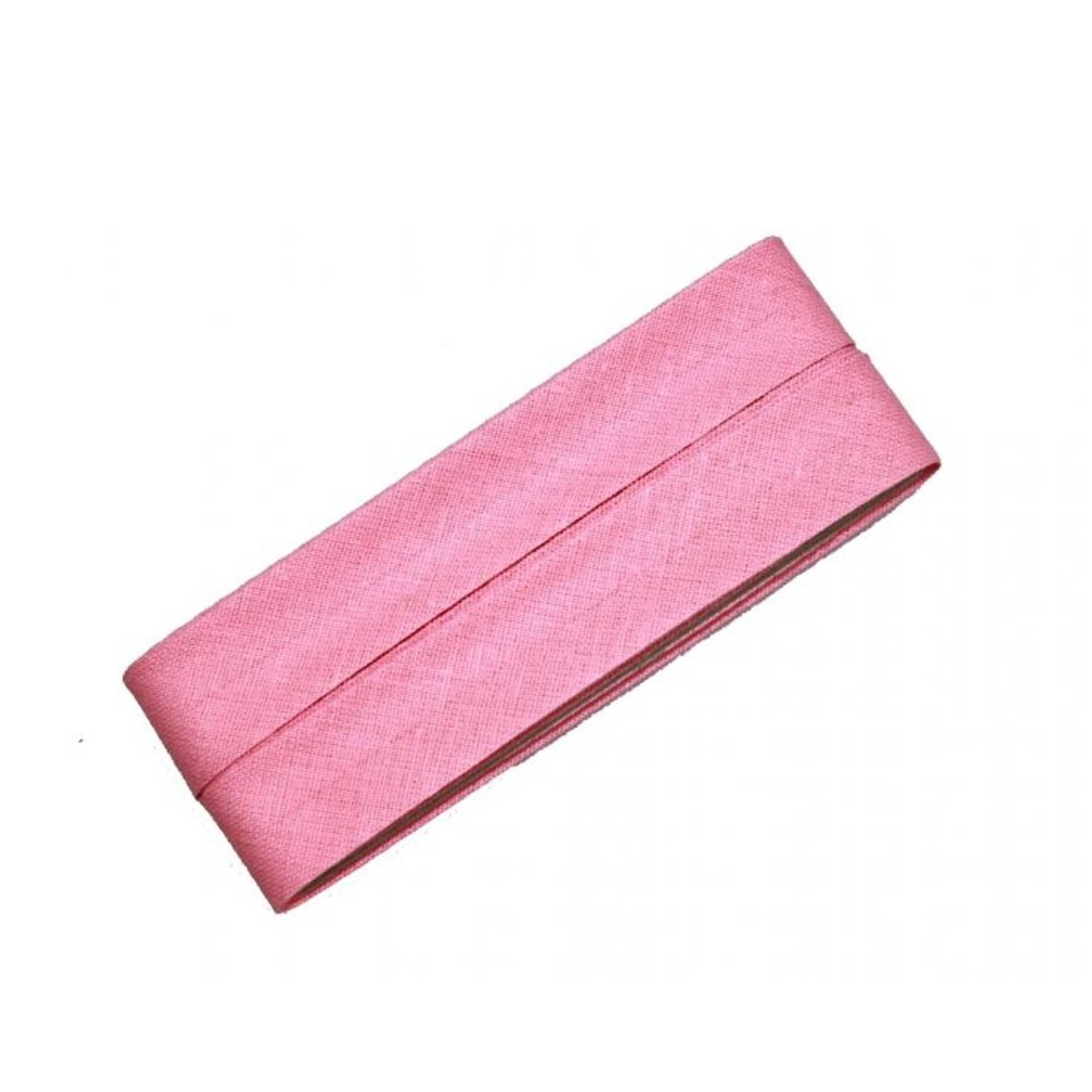 5 m Baumwollschrägband rosa (749) von Stoffe Hemmers