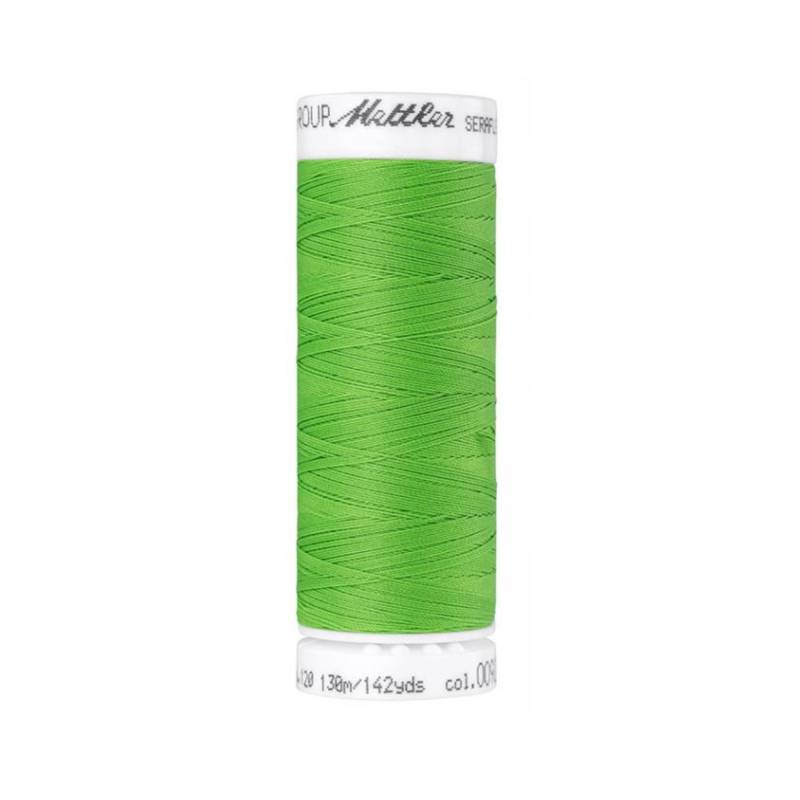 Amann Mettler Seraflex Elastikgarn 120, grasgrün von Stoffe Hemmers