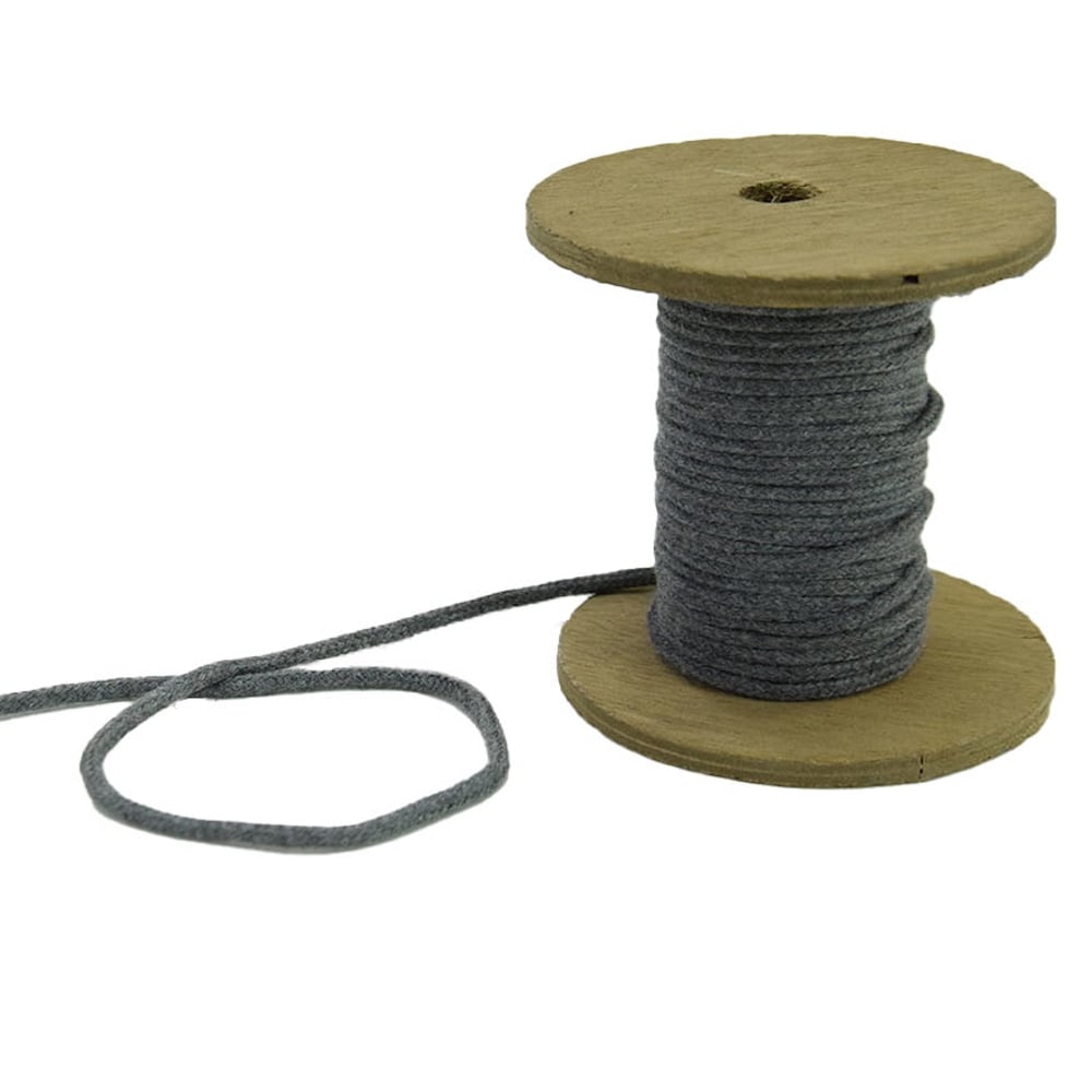 Anorakkordel 3 mm, mausgrau von Stoffe Hemmers