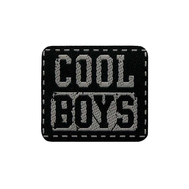 Applikation Cool Boys Etikett Applikation Cool Boys Etikett von Stoffe Hemmers