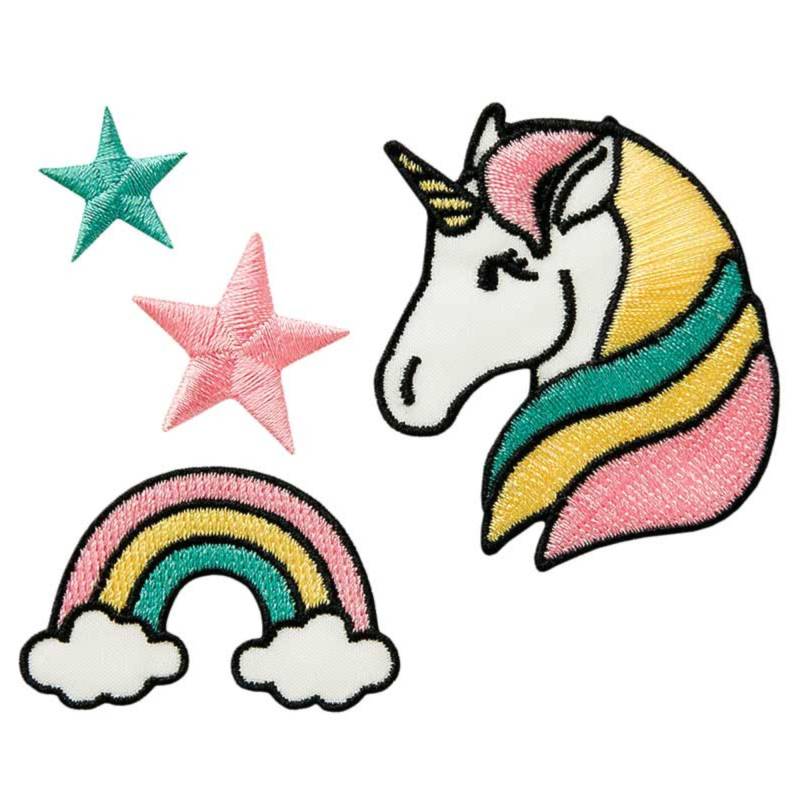 Applikation Einhorn Set Applikation Einhorn Set von Stoffe Hemmers