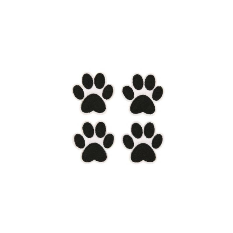 Applikation Pfoten, schwarz/weiss Applikation Pfoten, schwarz/weiss von Stoffe Hemmers