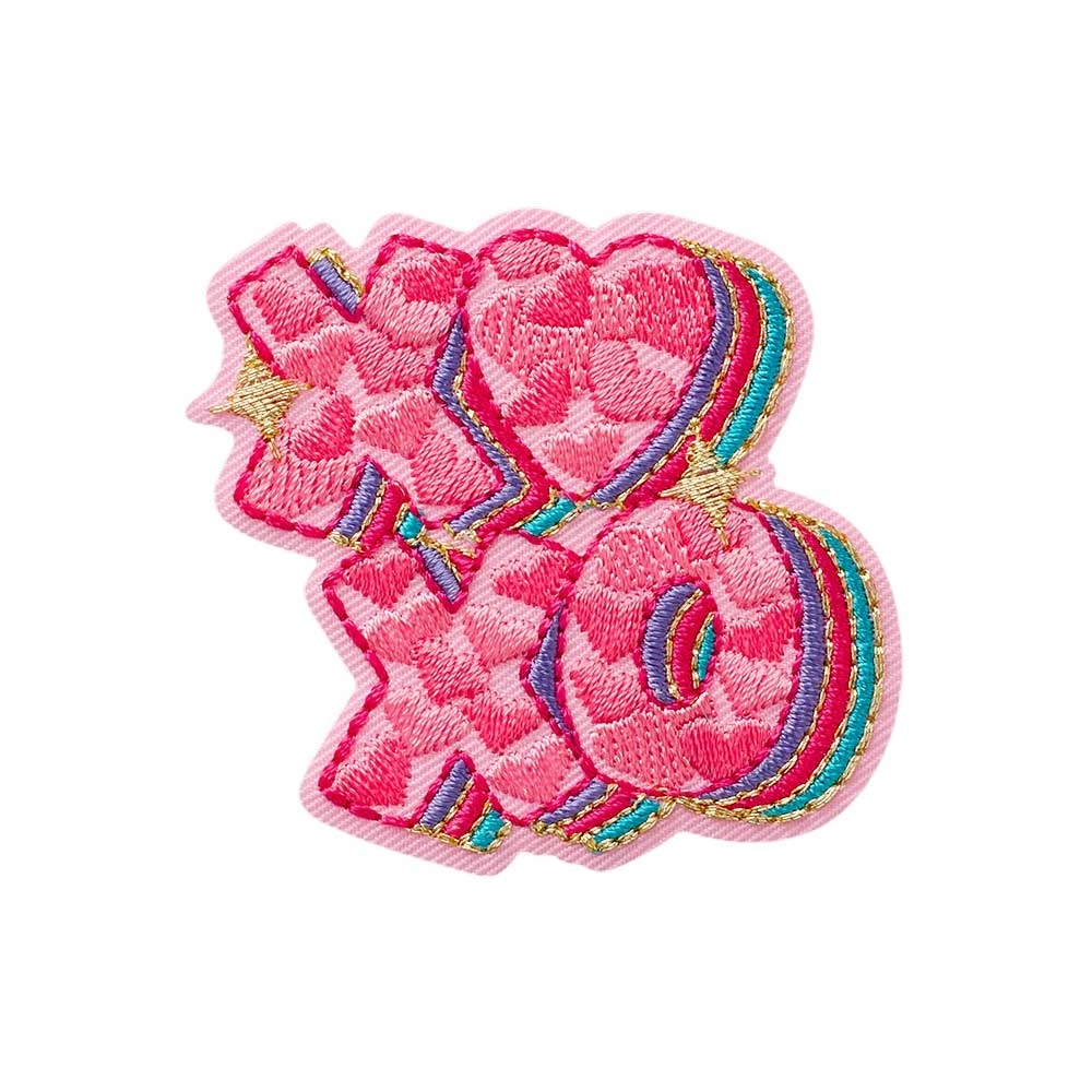 Applikation XOXO, rosa Applikation XOXO, rosa von Stoffe Hemmers