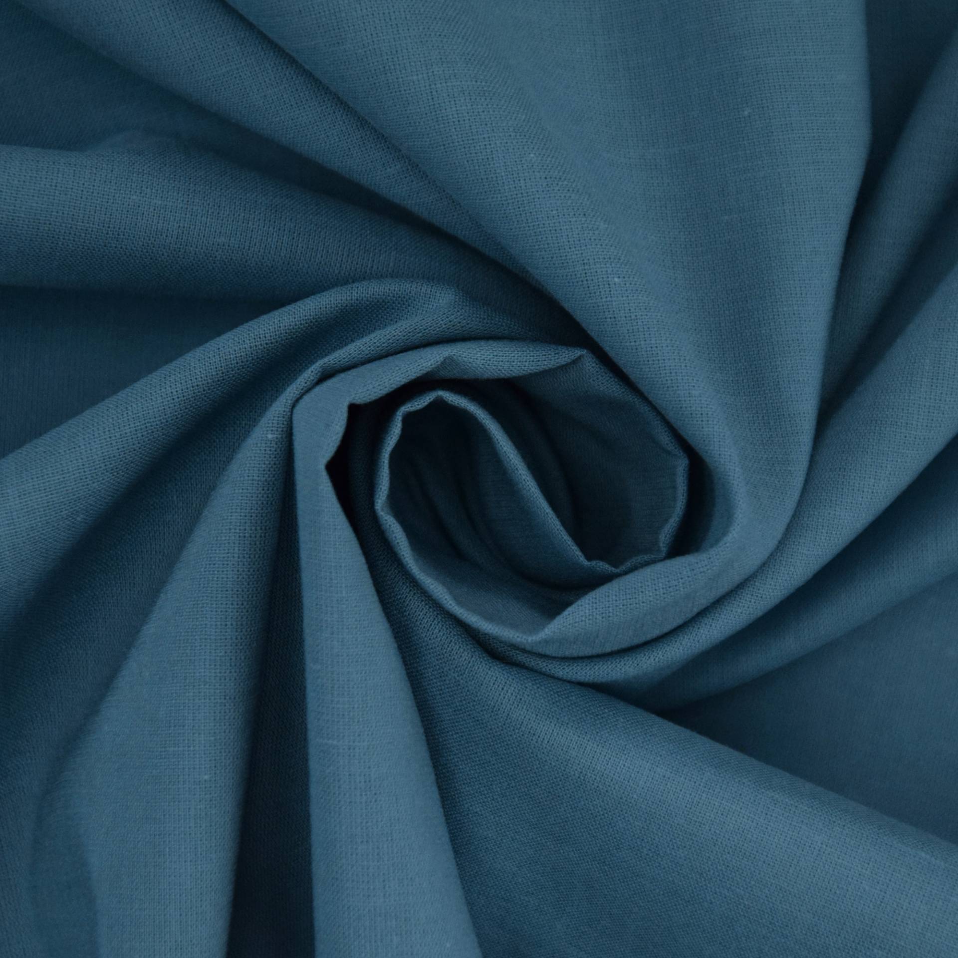 Baumwoll Batist, mittelblau Baumwoll Batist, mittelblau von Stoffe Hemmers