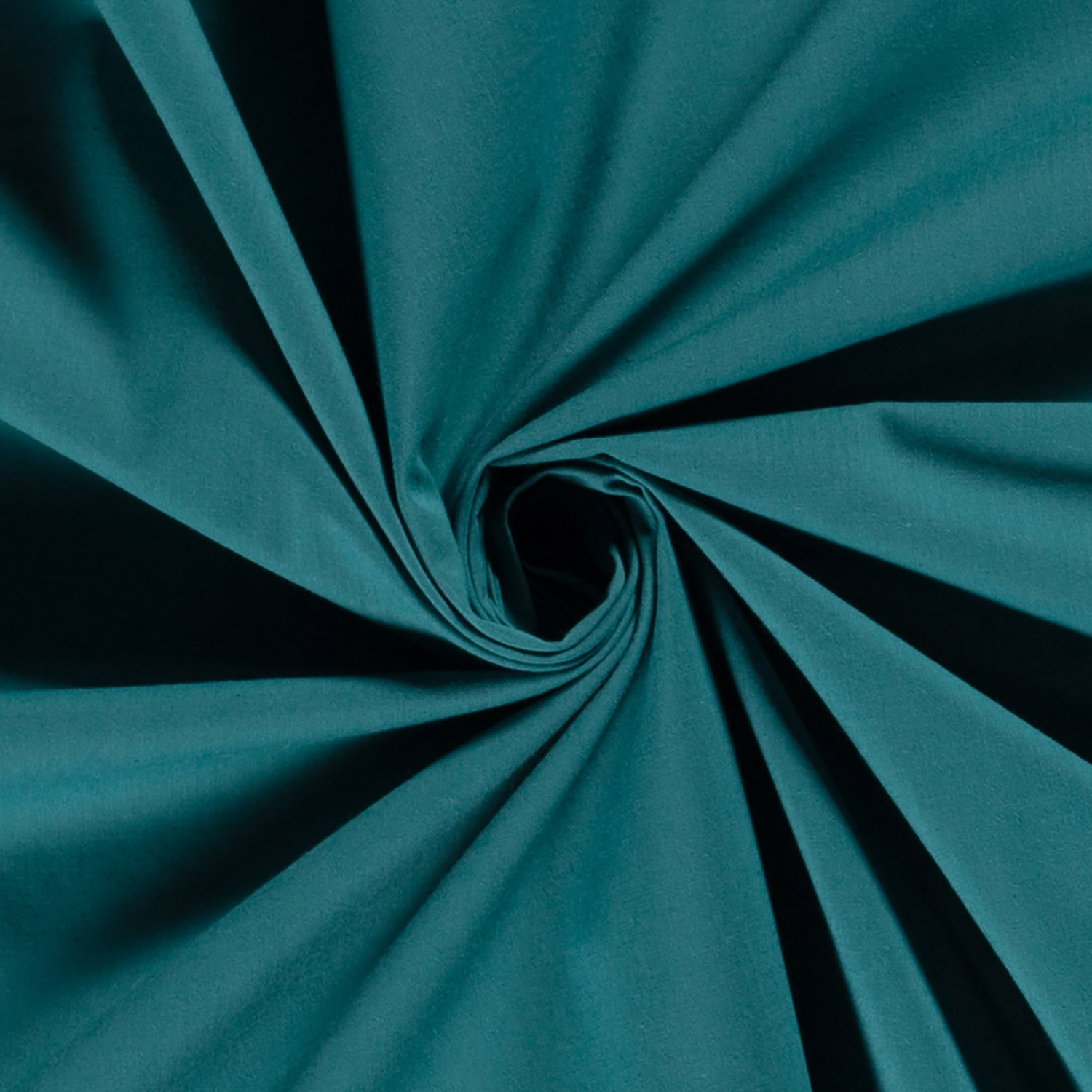 Baumwoll Batist, petrol von Stoffe Hemmers