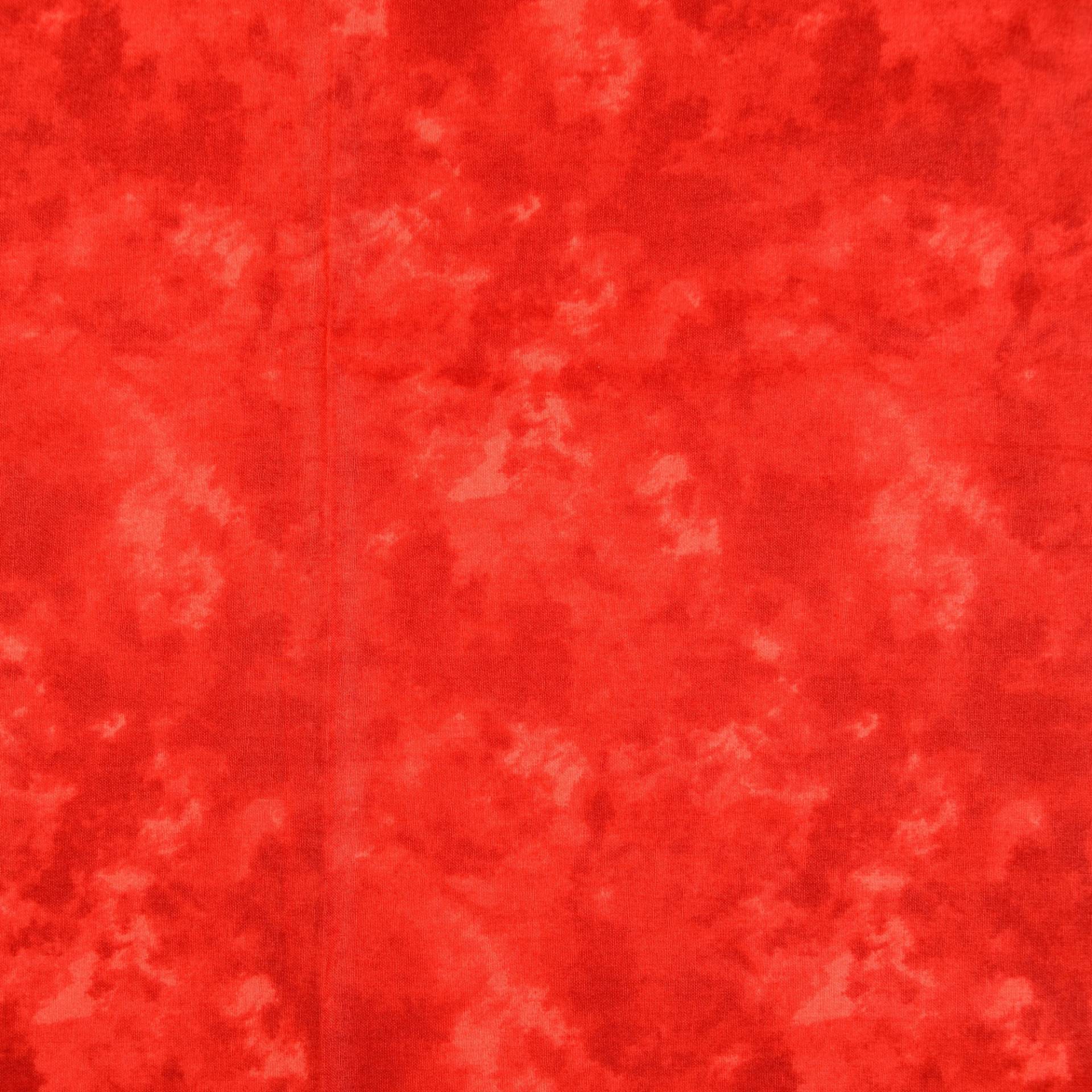 Baumwoll-Cretonne Batikoptik, rot von Stoffe Hemmers