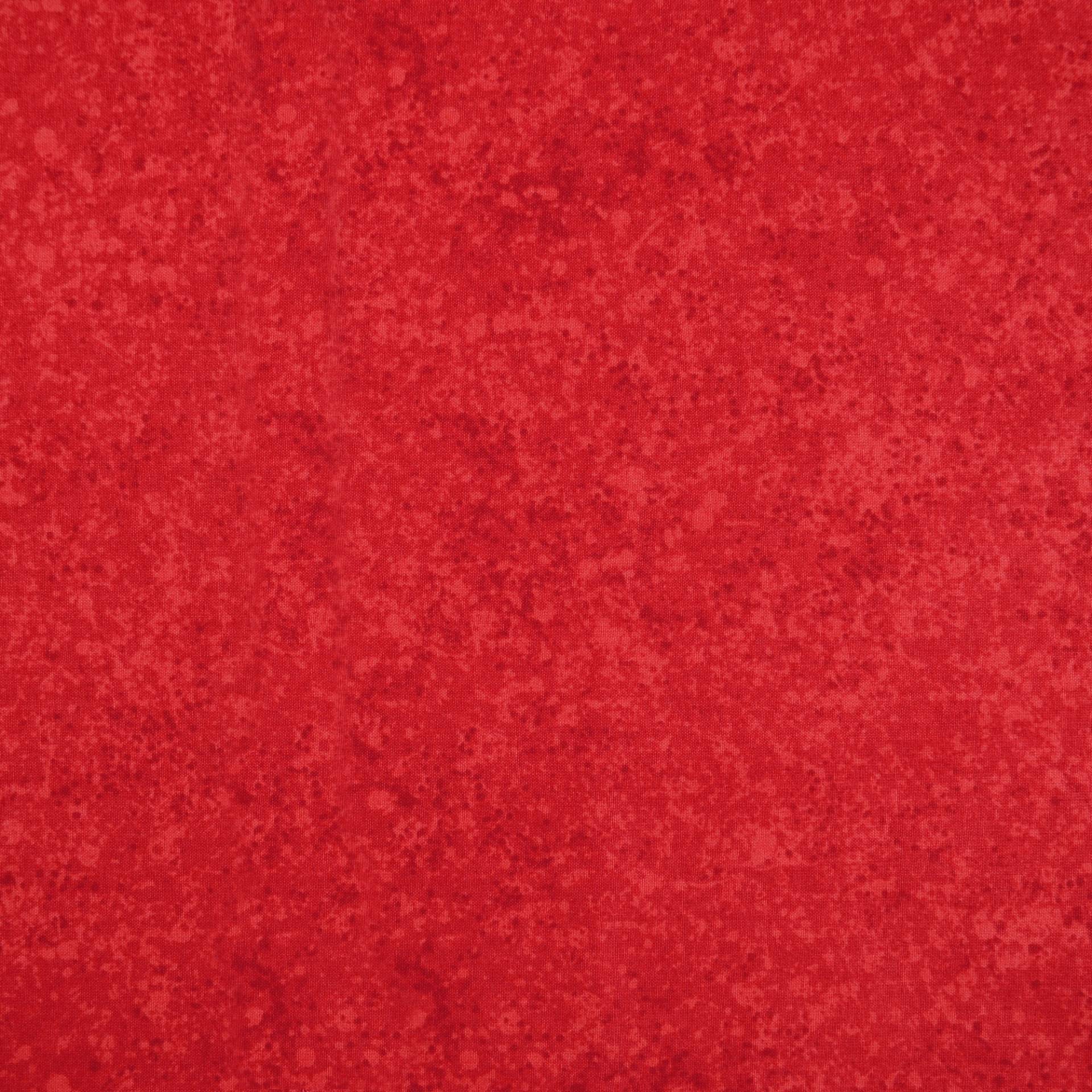 Baumwoll Cretonne Kleckse Joelle, rot von Stoffe Hemmers