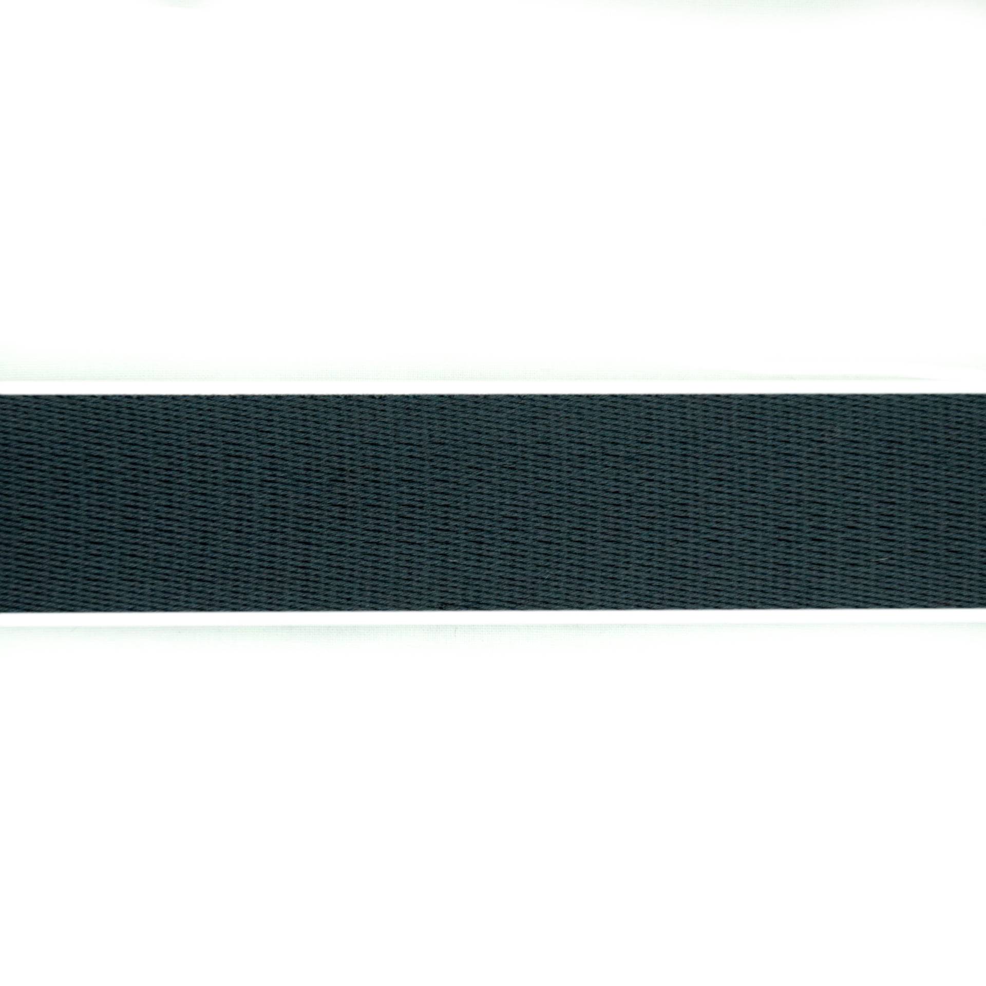Baumwoll-Gurtband uni anthrazit 38 mm von Stoffe Hemmers