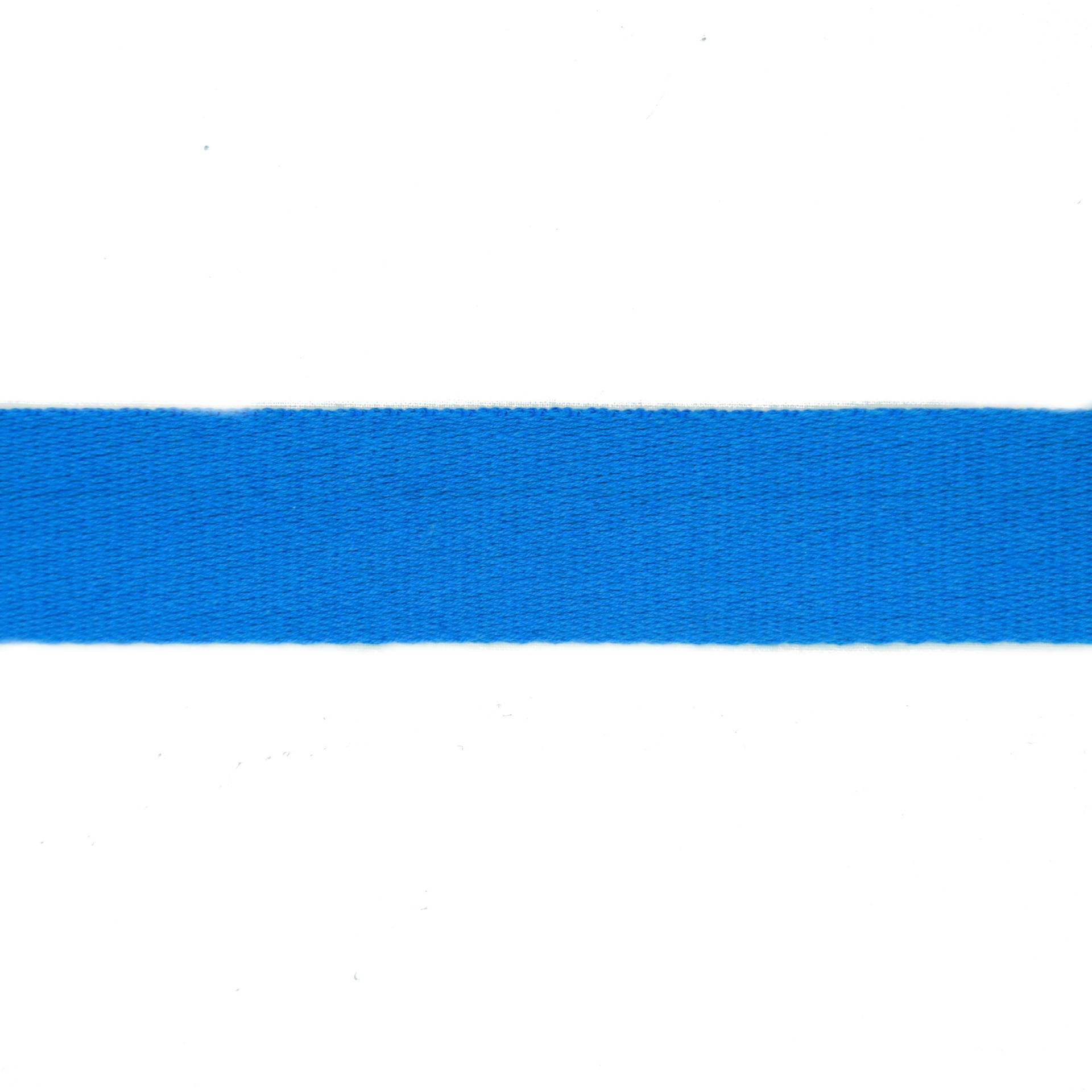 Baumwoll-Gurtband uni aquablau 38 mm von Stoffe Hemmers