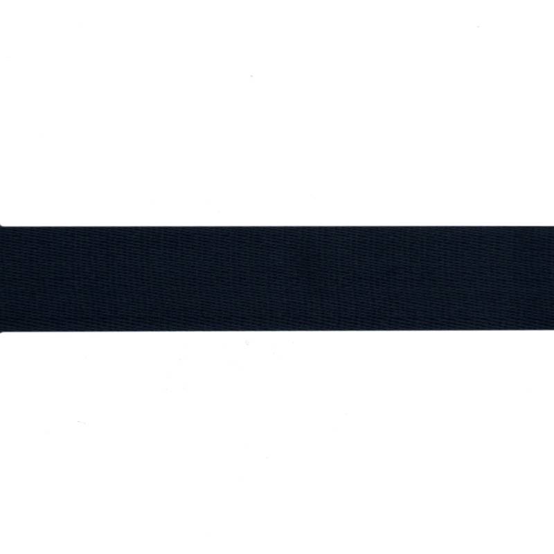 Baumwoll-Gurtband uni dunkelblau 38 mm von Stoffe Hemmers