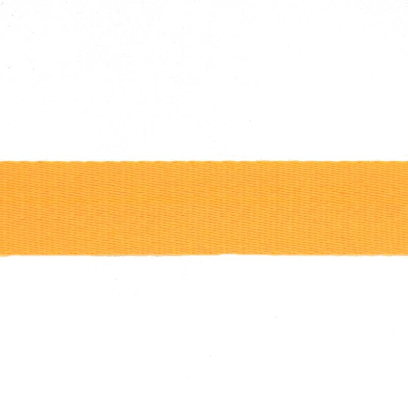 Baumwoll-Gurtband uni gelb 38 mm von Stoffe Hemmers