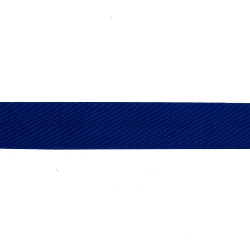 Baumwoll-Gurtband uni royalblau 38 mm von Stoffe Hemmers