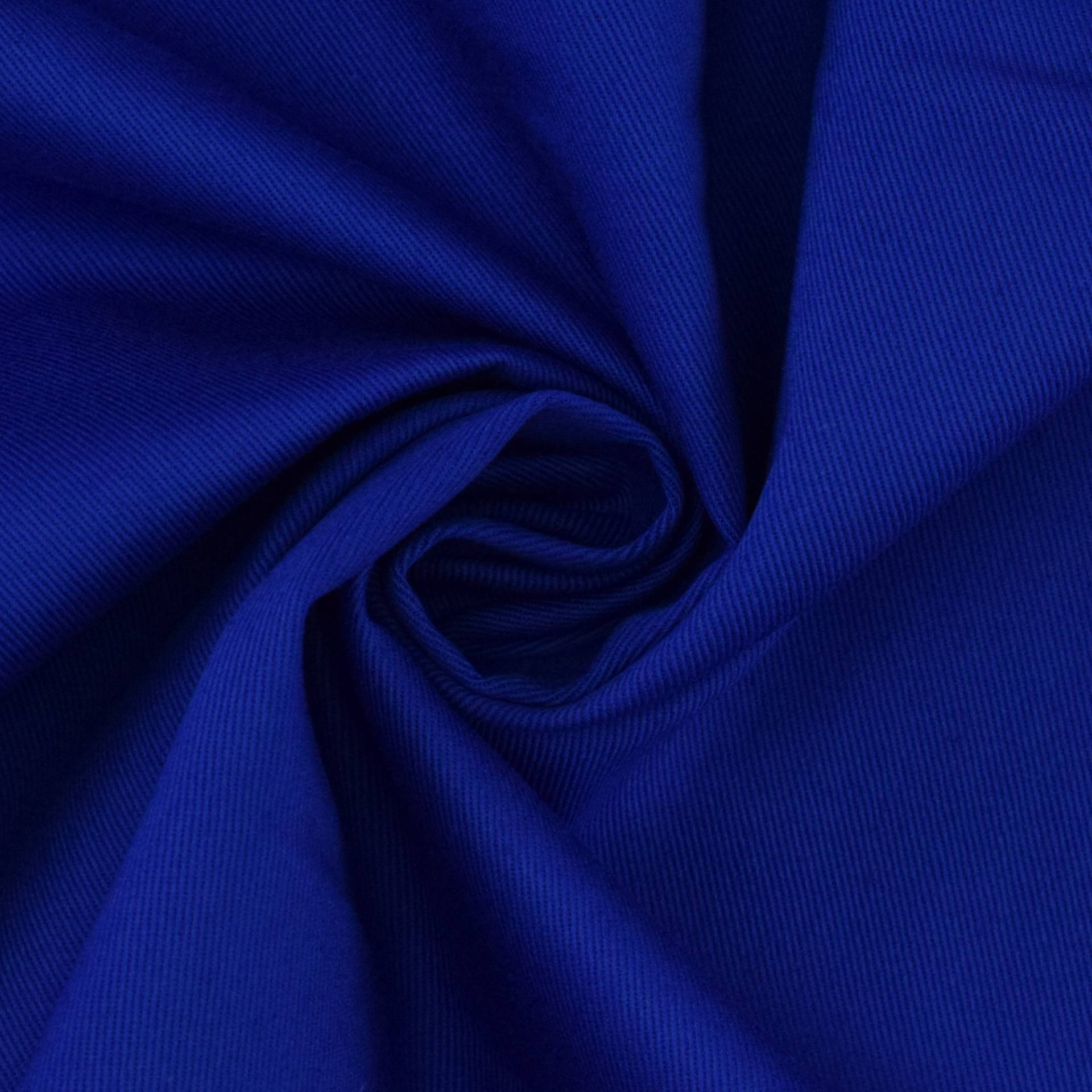 Baumwoll-Köper blau Baumwoll-Köper blau von Stoffe Hemmers