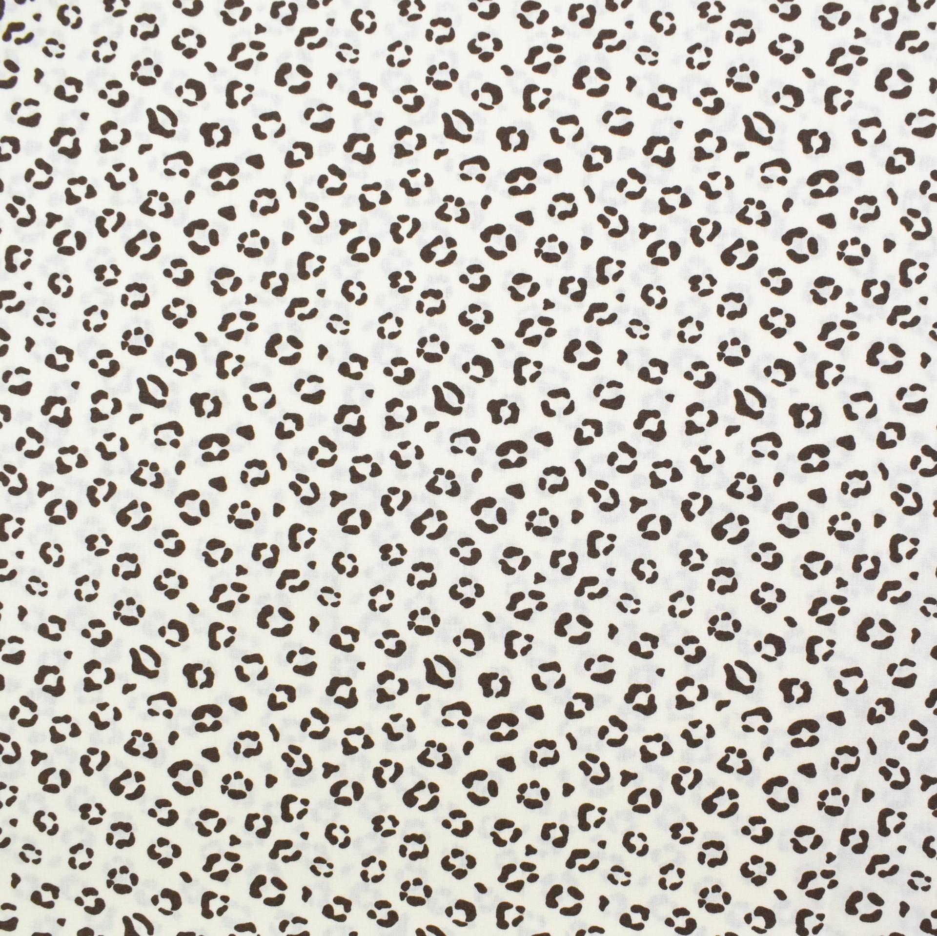 Baumwoll Popeline Leo Dots, creme Baumwoll Popeline Leo Dots, creme von Stoffe Hemmers
