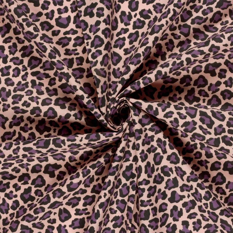 Baumwoll Popeline Leo Lovers, rosa Baumwoll Popeline Leo Lovers, rosa von Stoffe Hemmers