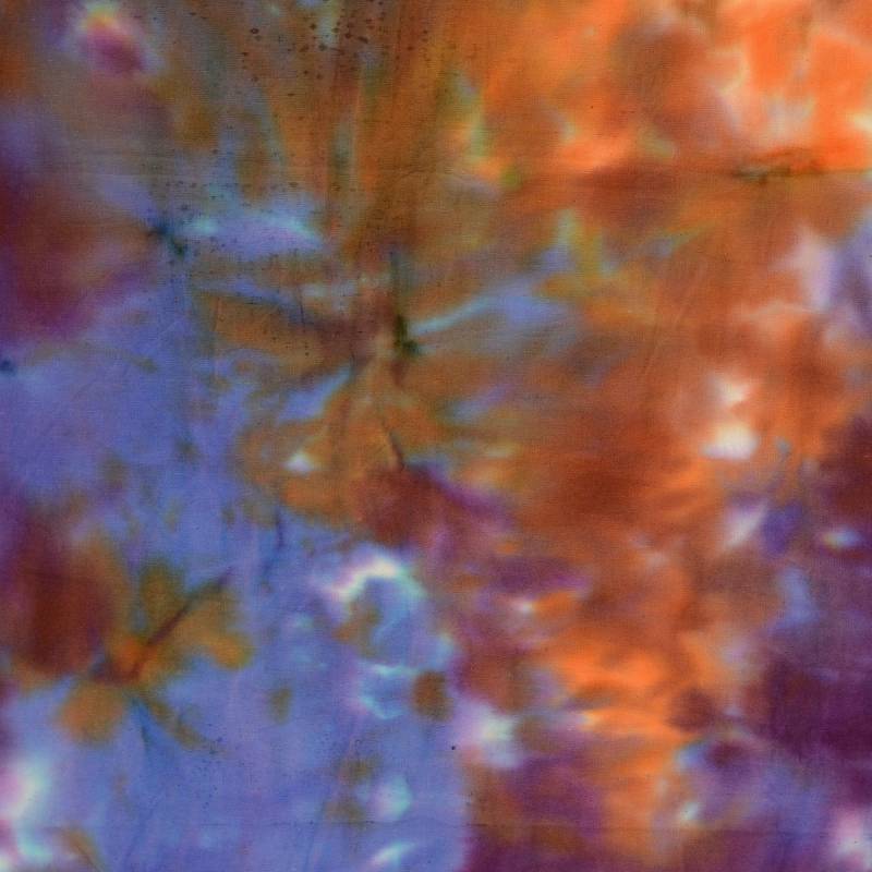 Baumwoll Popeline Tie Dye Explosion, orange Baumwoll Popeline Tie Dye Explosion, orange von Stoffe Hemmers