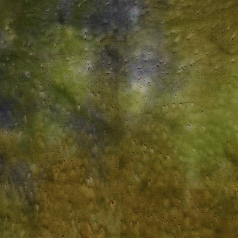 Baumwoll Popeline Tie Dye Grit, khaki von Stoffe Hemmers