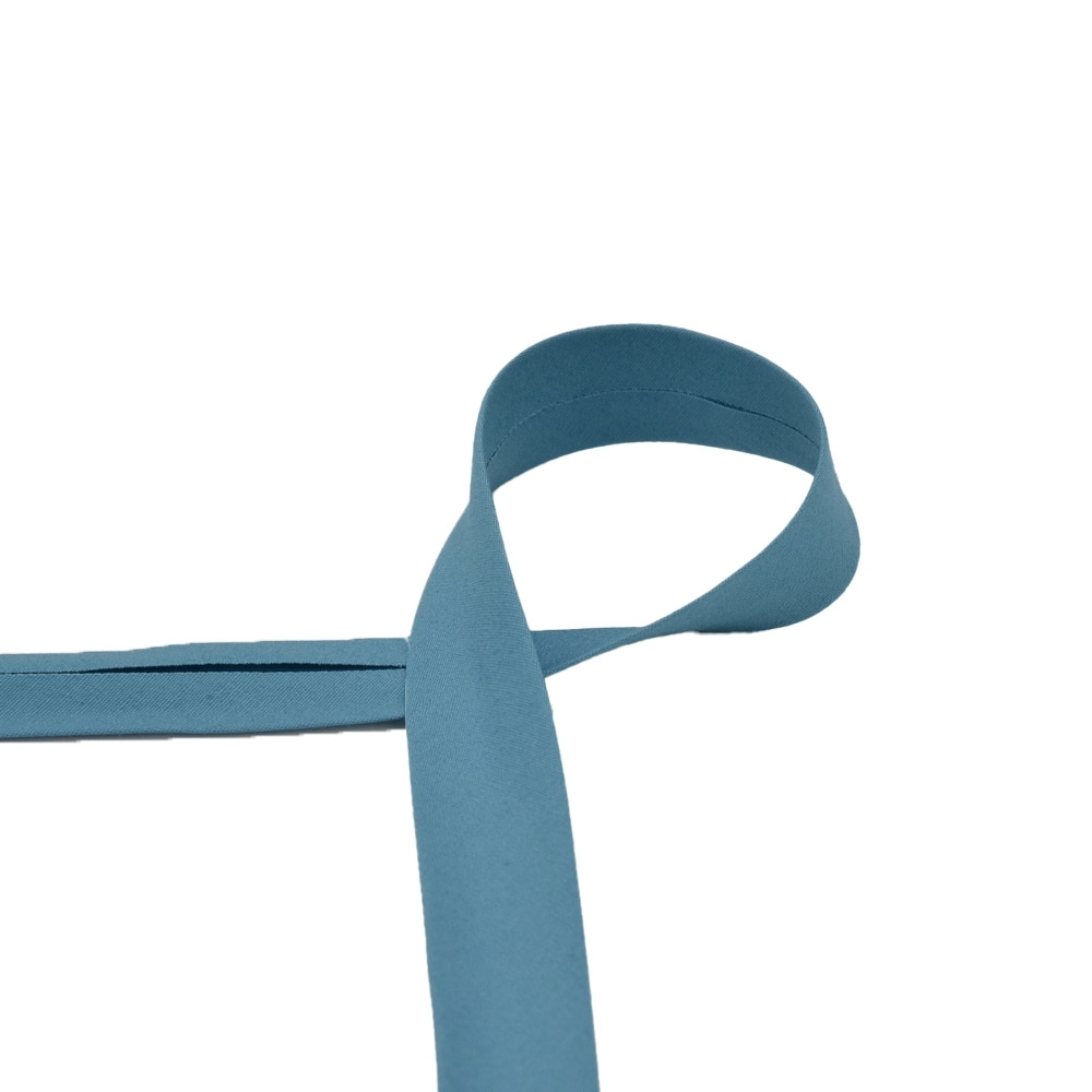 Baumwoll Schrägband 20 mm, jeansblau Baumwoll Schrägband 20 mm, jeansblau von Stoffe Hemmers