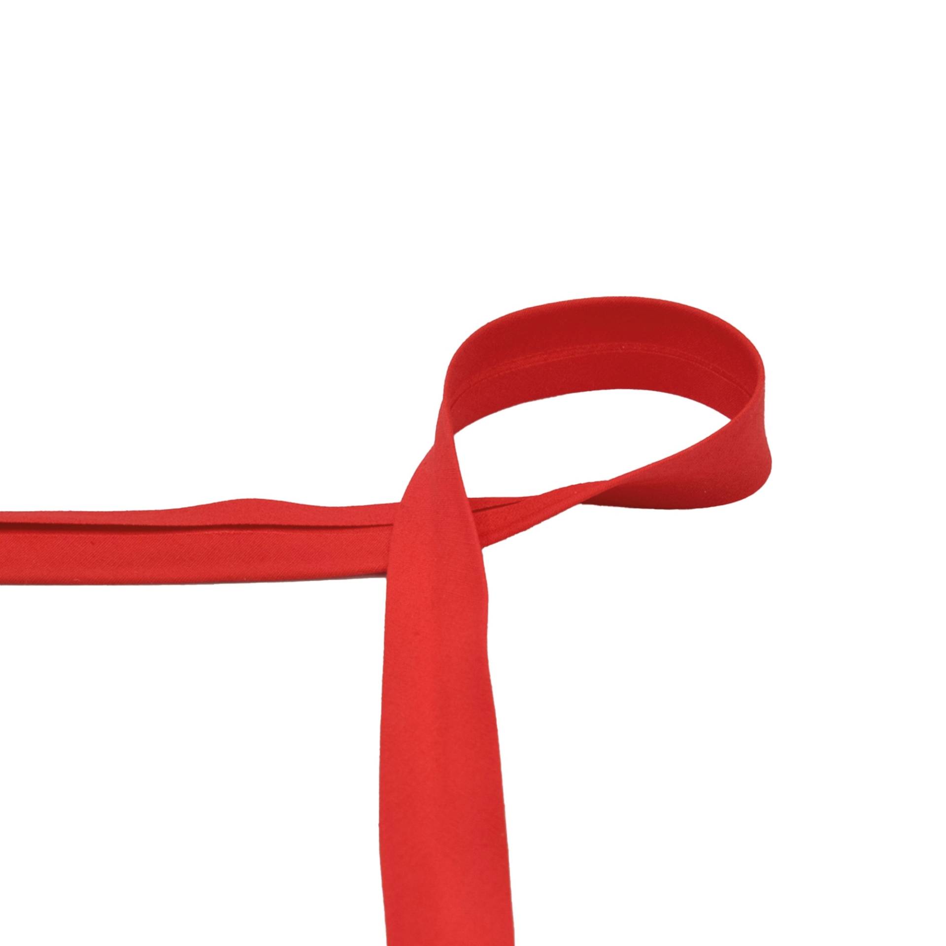 Baumwoll Schrägband 20 mm, rot Baumwoll Schrägband 20 mm, rot von Stoffe Hemmers