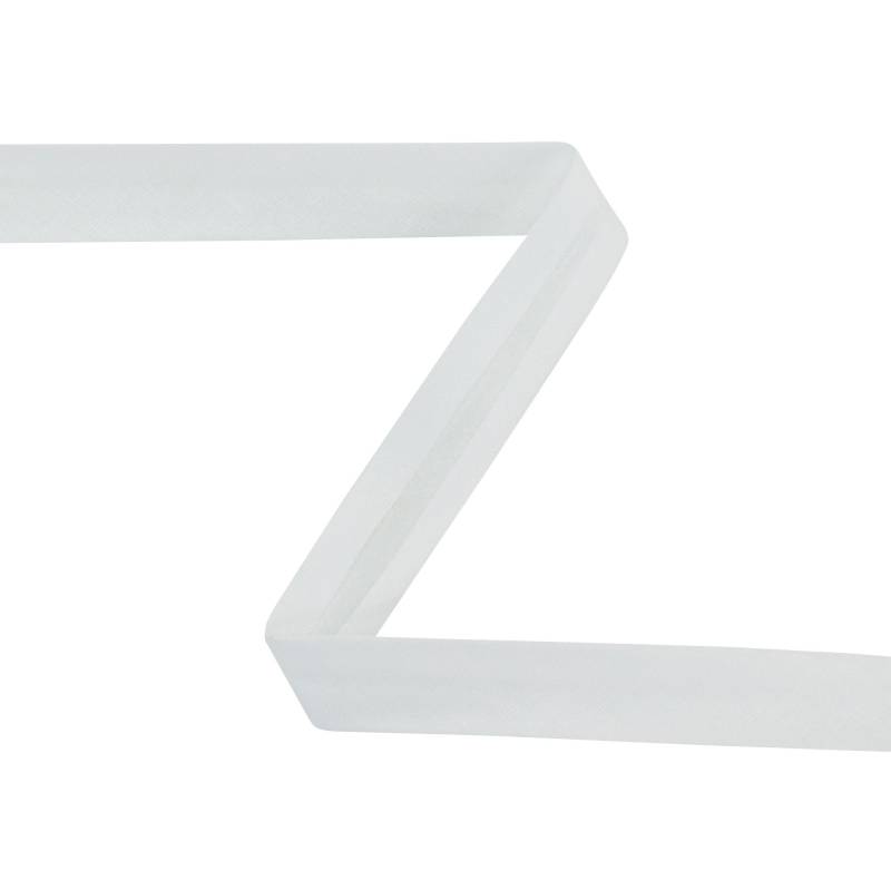 Baumwoll-Schrägband Theo 20 mm, weiss von Stoffe Hemmers
