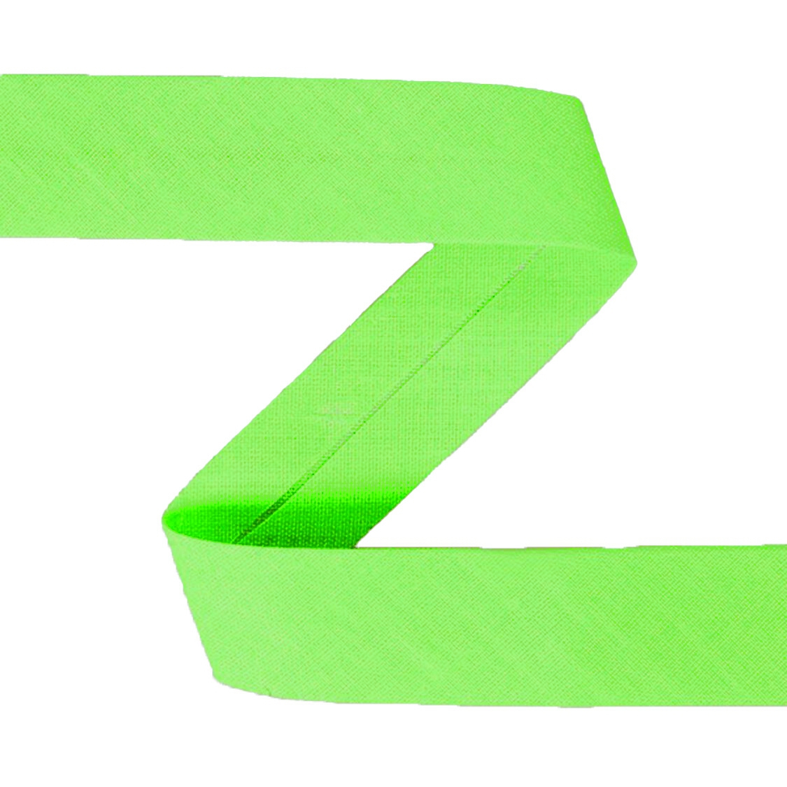 Baumwoll-Schrägband neongrün Baumwoll-Schrägband neongrün von Stoffe Hemmers