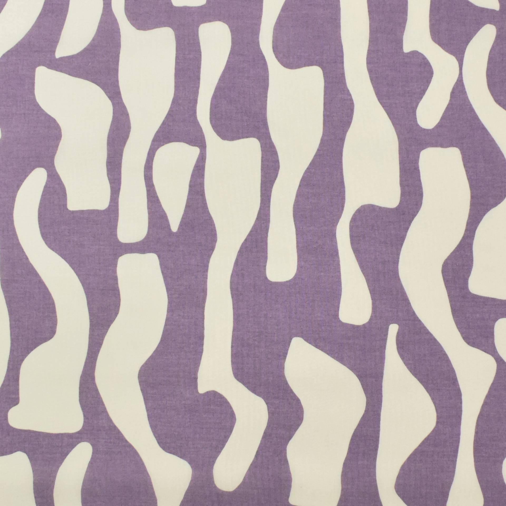 Baumwoll Voile Abstrakt, lila Baumwoll Voile Abstrakt, lila von Stoffe Hemmers