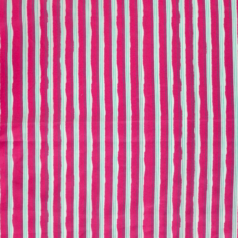 Baumwoll Voile Enjoy Bright Horizon Stripes, pink von Stoffe Hemmers