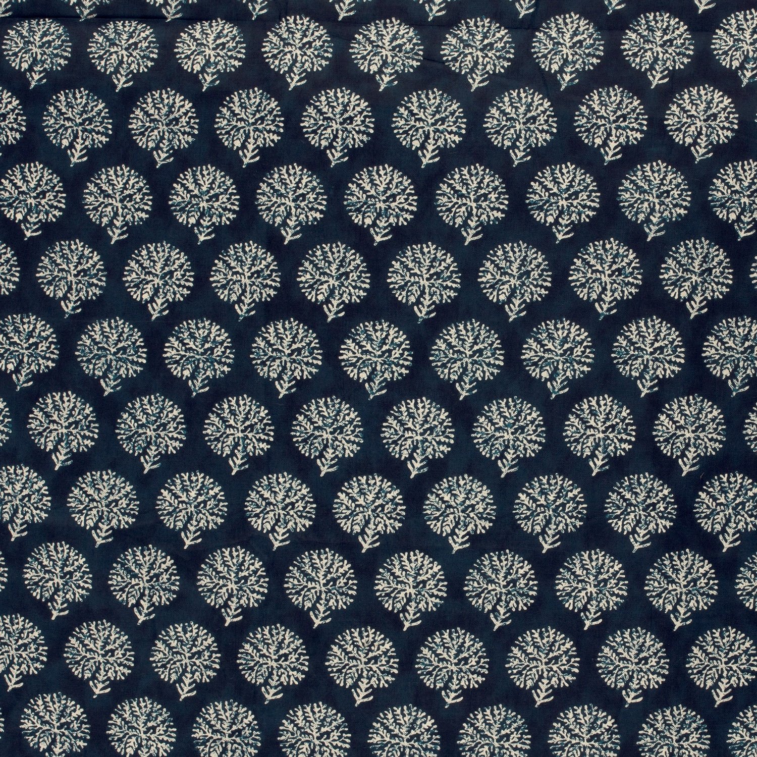 Baumwoll Voile Fantasy Tree, marine Baumwoll Voile Fantasy Tree, marine von Stoffe Hemmers