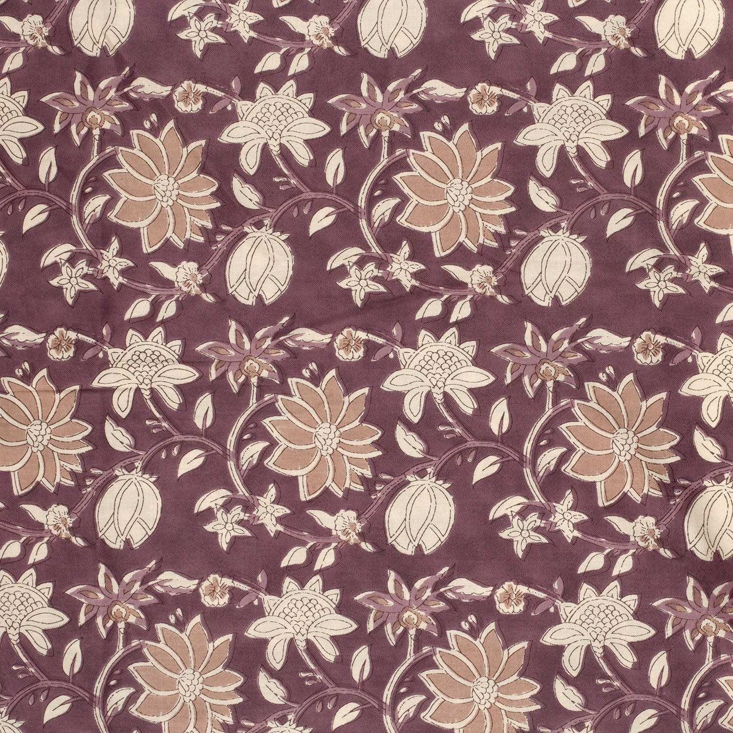 Baumwoll Voile Flowers, malve von Stoffe Hemmers