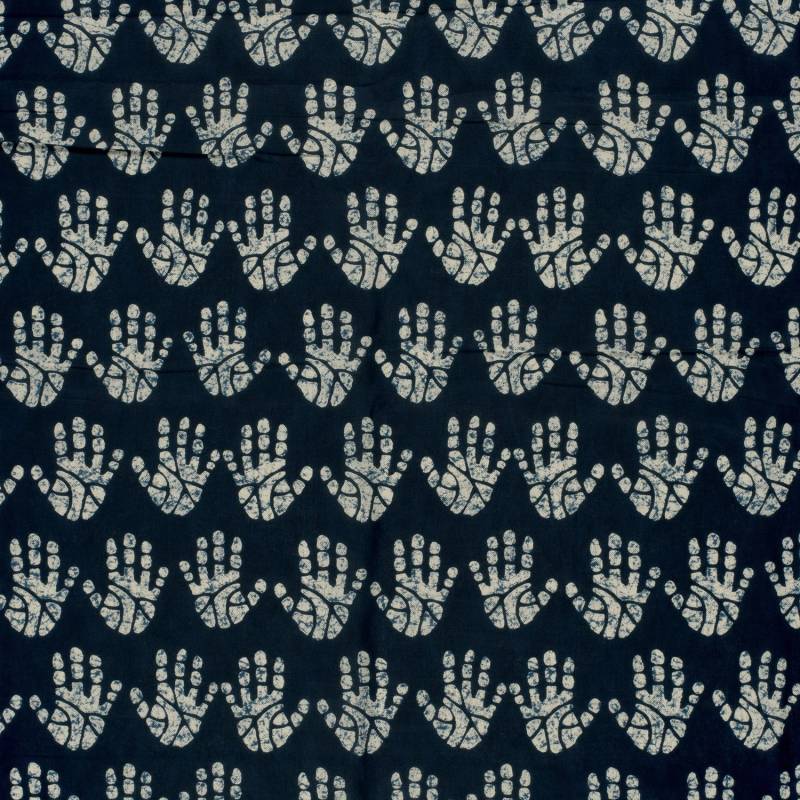 Baumwoll Voile Hands, marine von Stoffe Hemmers
