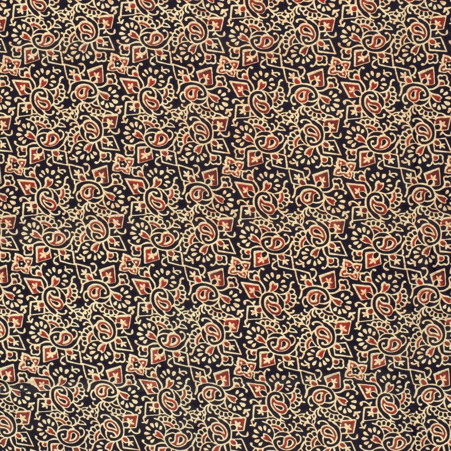Baumwoll Voile Inca Style, schwarz Baumwoll Voile Inca Style, schwarz von Stoffe Hemmers