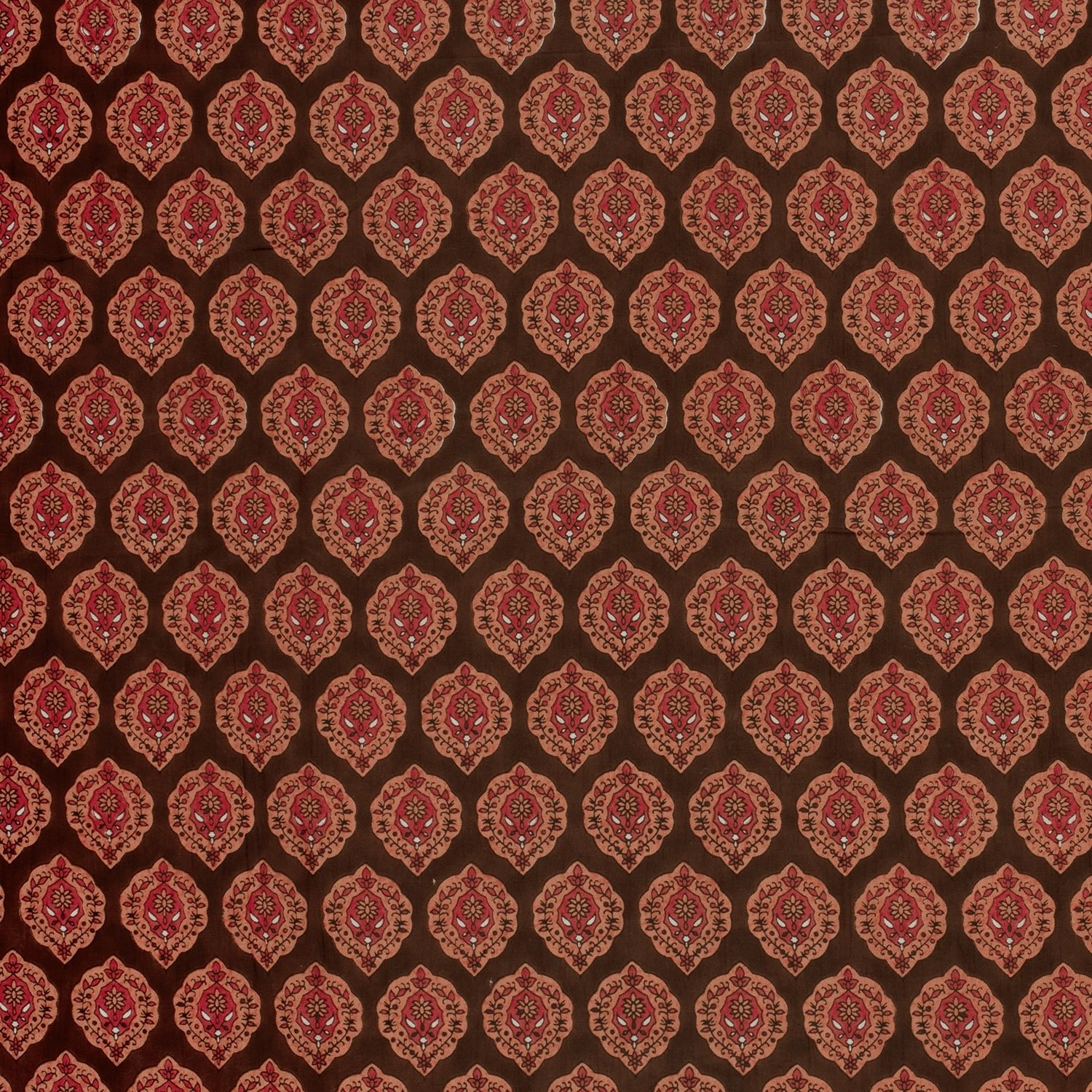 Baumwoll Voile Oriental Ornaments, braun von Stoffe Hemmers