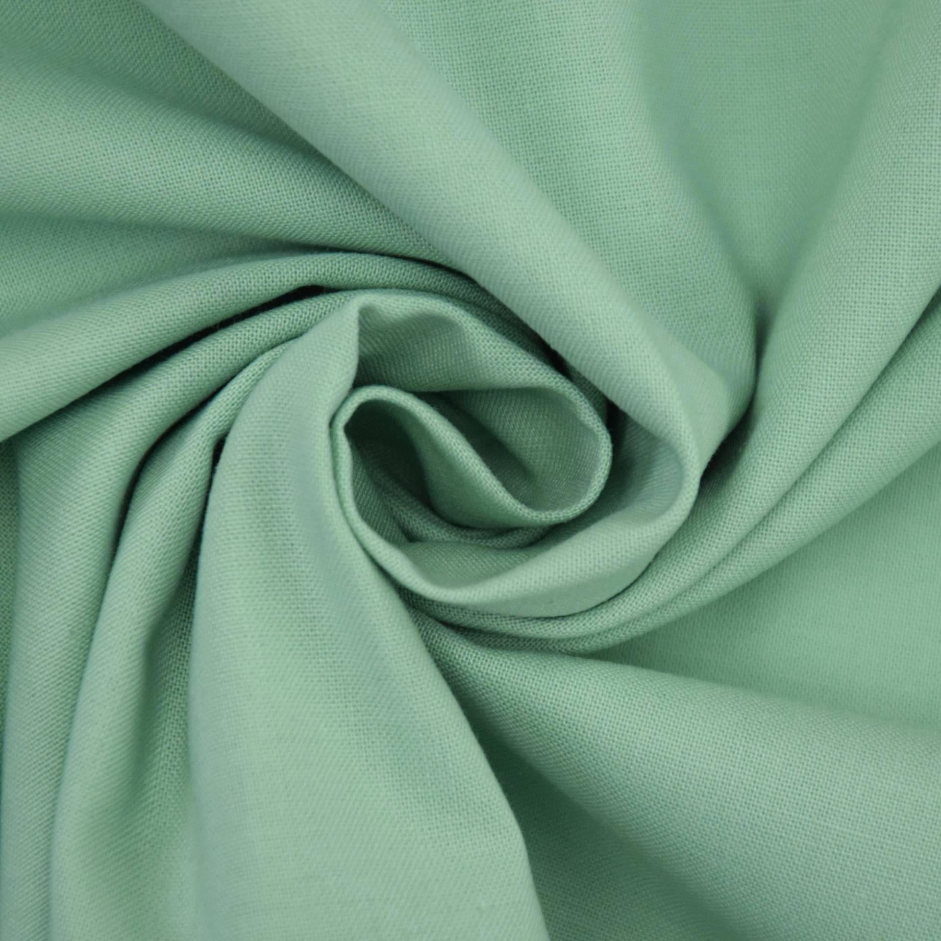 Baumwollfahnentuch, lindgrün von Stoffe Hemmers