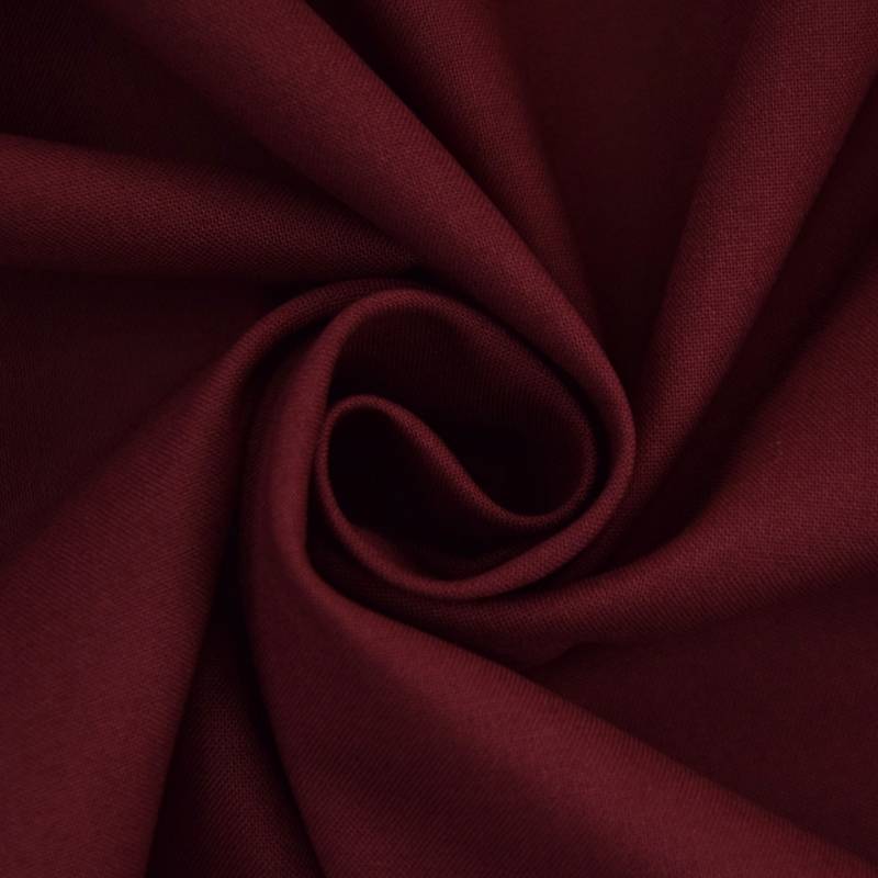 Baumwollfahnentuch, weinrot Baumwollfahnentuch, weinrot von Stoffe Hemmers