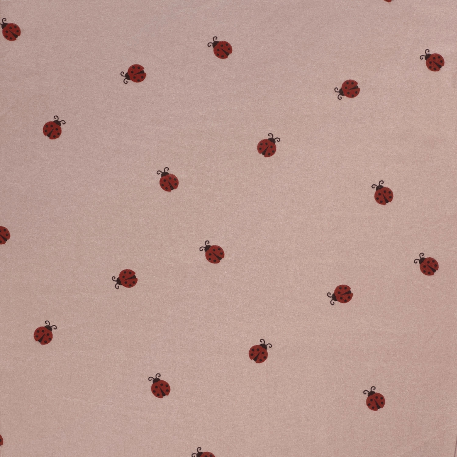 Baumwollflanell Ladybug, altrosa von Stoffe Hemmers