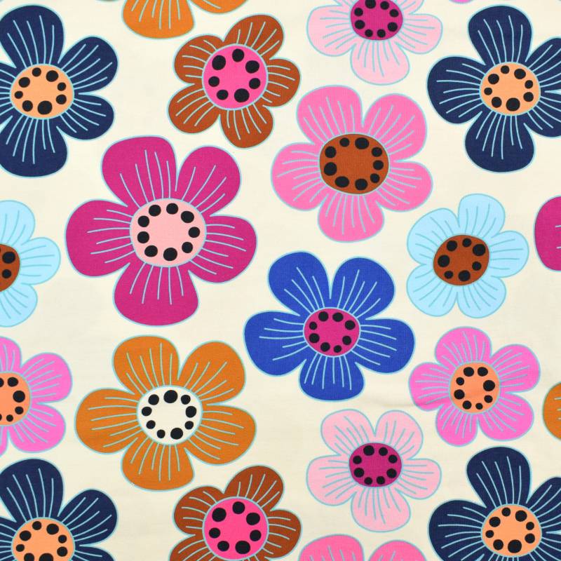 Baumwolljersey Albstoffe Hamburger Liebe Hand on Heart Grow, vanille Baumwolljersey Albstoffe Hamburger Liebe Hand on Heart Grow, vanille von Stoffe Hemmers