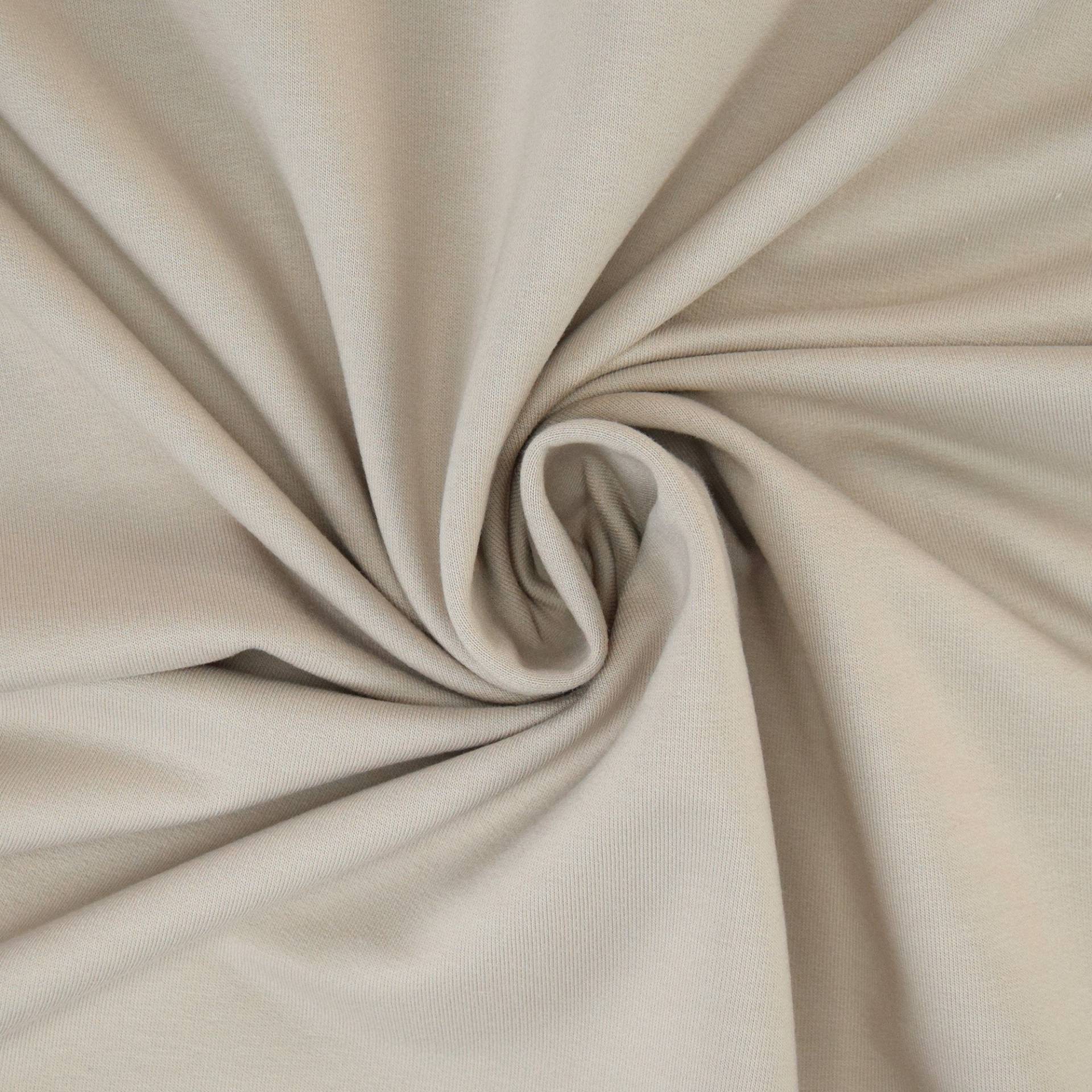 French Terry uni, beige French Terry uni, beige von Stoffe Hemmers