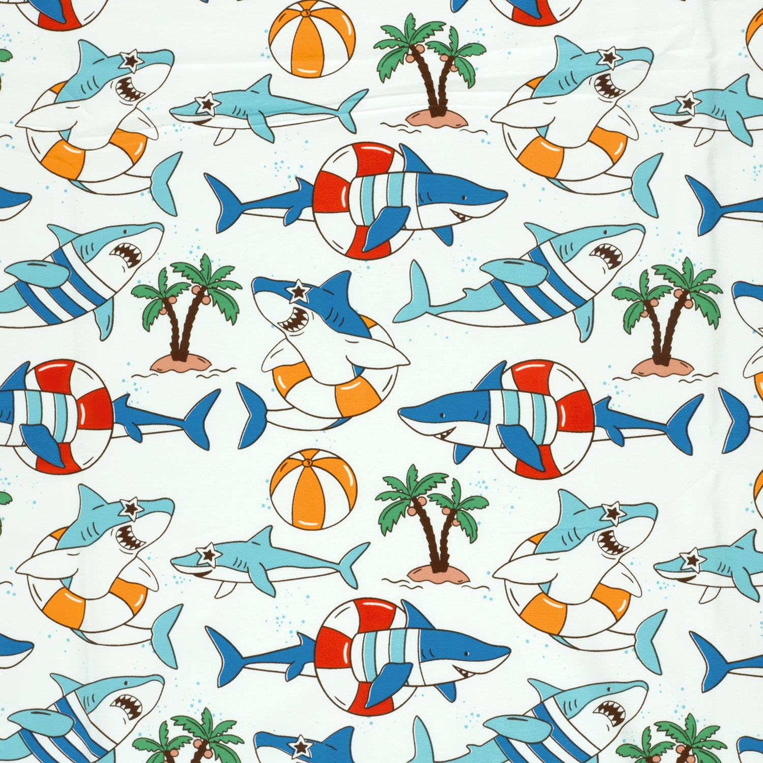 Baumwolljersey Hai, blassmint von Stoffe Hemmers