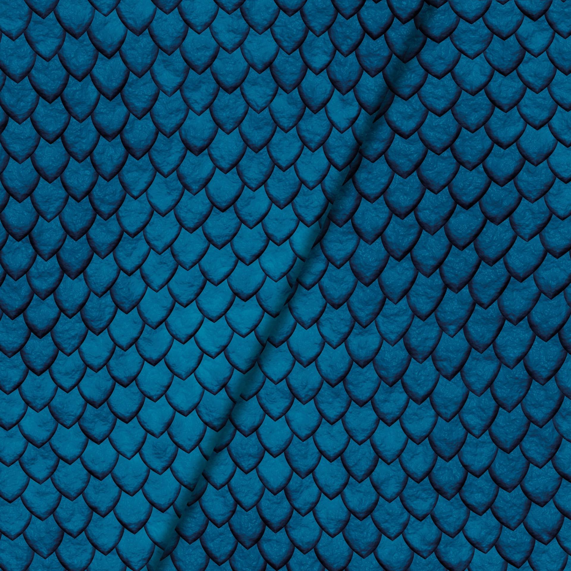 Baumwolljersey Malomi Panel Drachenhaut blau 150 x 70 cm von Stoffe Hemmers