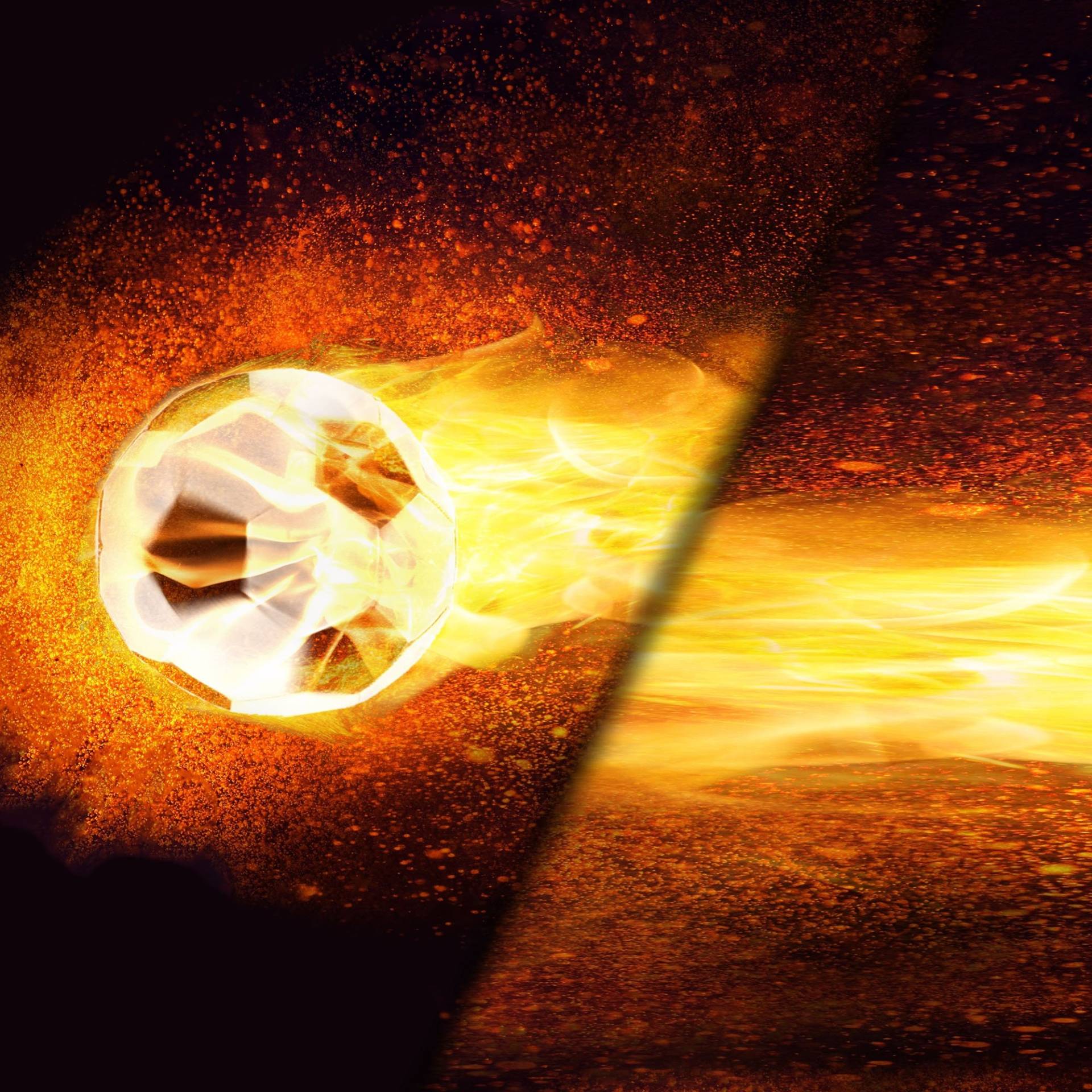 Baumwolljersey Malomi Panel Feuerball 150 x 80 cm Baumwolljersey Malomi Panel Feuerball 150 x 80 cm von Stoffe Hemmers